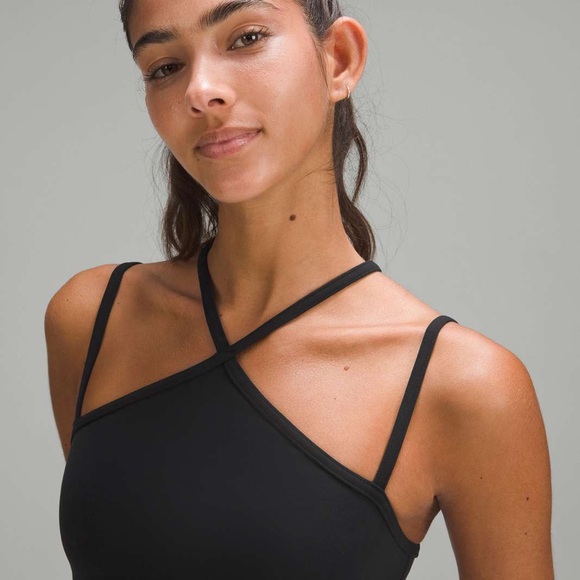Lululemon Flow Y Strappy Bra Nulu Light Support A-C Cups in Black‎ - Picture 3 of 11